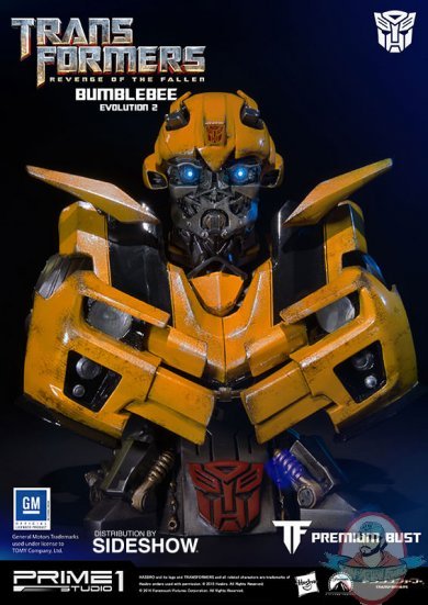 Transformers Revenge of the Fallen Bumblebee Bust Prime 1 Studio