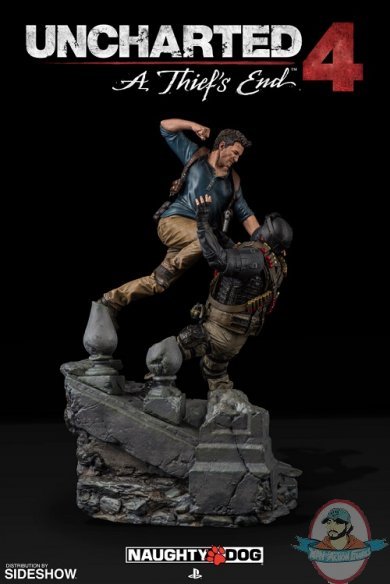 Uncharted 4: A Thiefs End Nathan Drake Statue Sony Interactive 