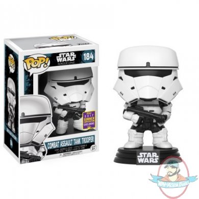 SDCC 2017 Pop Star Wars: Rogue One Assault Tank Driver #184 by Funko