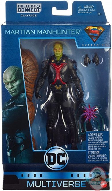 Dc Comics Multiverse Supergirl TV Series Martian Manhunter 6" Mattel