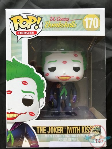 POP! Dc Heroes Bombshells The Joker with Kisses #170 Exclusive Funko