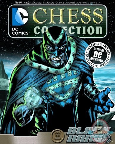 Dc Superhero Chess Magazine #94 Black Hand Black Bishop Eaglemoss
