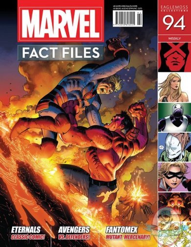 Marvel Fact Files #94 Ikaris Cover Eaglemoss Marvel Fact Files #94 Ikaris Cover Eaglemoss