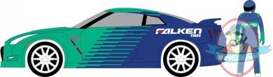 1:64 The Hobby Shop Series 2 2015 Nissan GT-R Falken Tire w Race Car