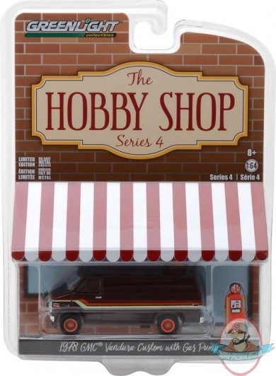 1:64 The Hobby Shop Series 4 1978 GMC Vandura Custom Panel Greenlight 1:64 The Hobby Shop Series 4 1978 GMC Vandura Custom Panel Greenlight