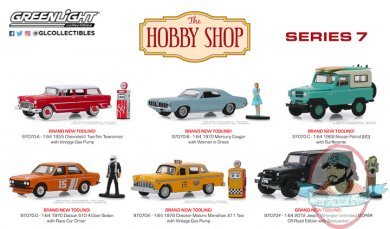 1:64 The Hobby Shop Series 7 Set of 6 Greenlight 1:64 The Hobby Shop Series 7 Set of 6 Greenlight