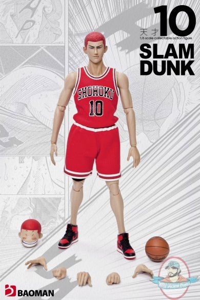 1/6 Sixth Genius 10 Slam Dunk Action Figure BO-10 Baoman