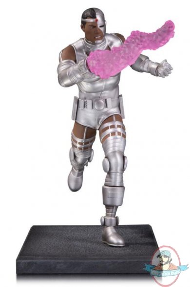 The New Teen Titans Cyborg Multi-Part Statue Diorama Dc Comics