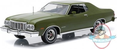 1:18 Artisan 1976 Ford Gran Torino Dark Green Metallic #19018