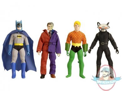 Retro Action DC Super Heroes Series 2 Set of 4 Mego Style 8" by Mattel Retro Action DC Super Heroes Series 2 Set of 4 Mego Style 8" by Mattel