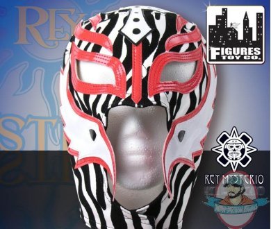 WWE Rey Mysterio Kid Size Replica Zebra Half Mask