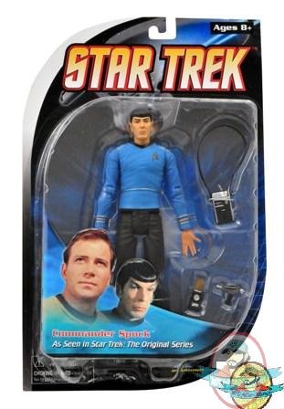 Star Trek Tos Commander Spock Action Figure Classic In Stock