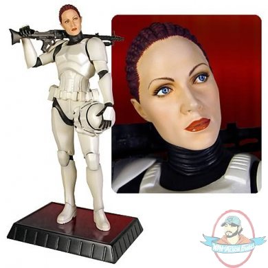 Star Wars Female Stormtrooper Jes Gistang Statue Gentle Giant USED JC Star Wars Female Stormtrooper Jes Gistang Statue Gentle Giant USED JC