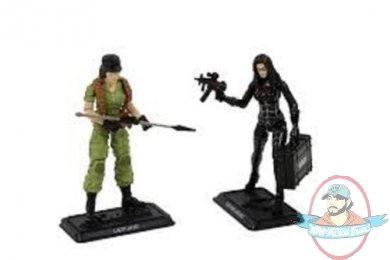 G.I. Joe 50th Anniversary Lady Jane vs Baronesse Wave 2 Pack figures 