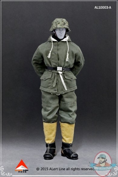 1:6 SS & Wehrmacht Snow Reversible Cotton Padded Jacket AL-10003A