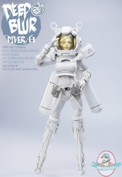 Coreplay 1:6 Boxed Figure Deepblur Diver White CP-22016W
