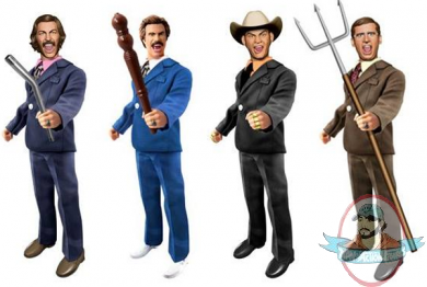 Anchorman 8 inch Retro-Style Figure Battle Ready Set of 4 Underground Anchorman 8 inch Retro-Style Figure Battle Ready Set of 4 Underground