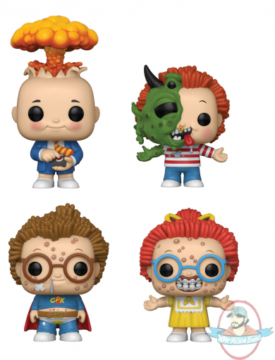 Pop Garbage Pail Kids Set of 4 Vinyl Figures Funko