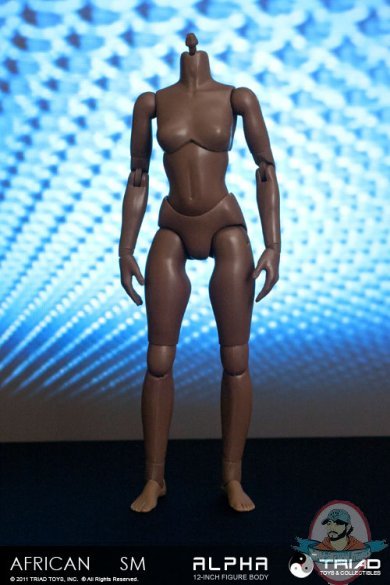 African Alpha Headless Small Bust Female Action Figure Body Triad Toys