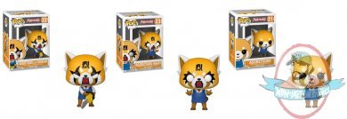 POP! Sanrio Aggretsuko Set of 3 Vinyl Figures Funko