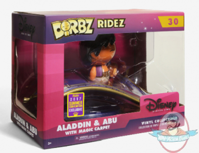 SDCC 2017 Dorbz Ridez Disney Aladdin Vinyl #30 Figure Funko