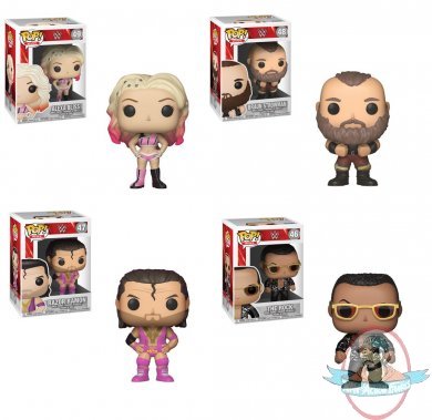 Pop! WWE Series 6 Set of 4 Vinyl Figures by Funko