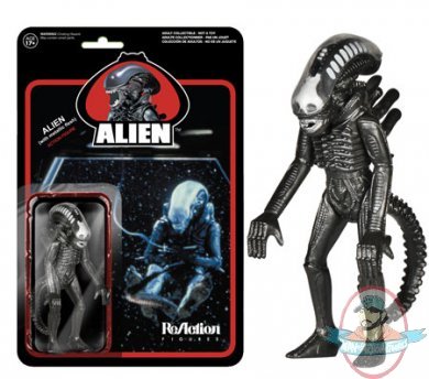 Alien 3.75" ReAction Retro Action Figure Alien Metallic