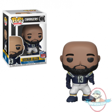 POP! NFL Los Angeles Chargers Keenan Allen #105 Vinyl Figure Funko