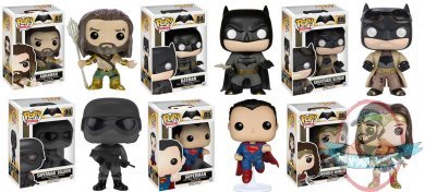 Pop! Heroes Batman v Superman Set of 6 Vinyl Figure by Funko