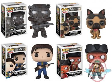 Pop! Games: Fallout 4 Set of 4 Vinyl by Funko