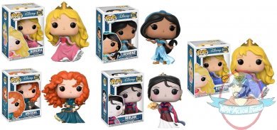 Pop! Princess Series 2 Set of 5 Figures Funko