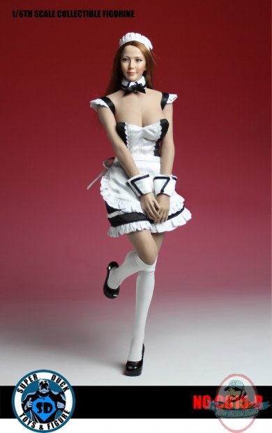 Super Duck 1/6 Figure Accessories Maid in Black SUD-C015B
