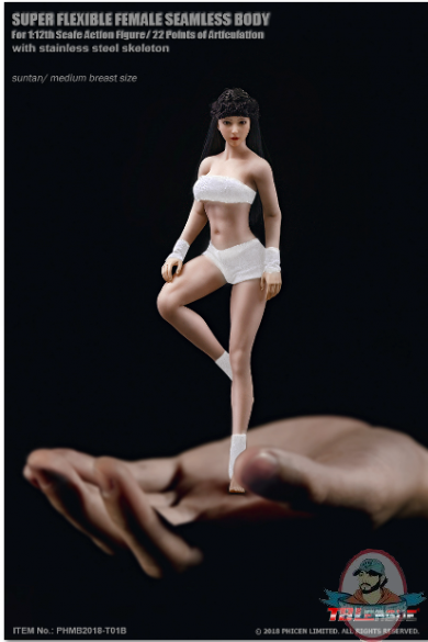Phicen 1:12 Super-Flexible Female Seamless Medium Bust PL-MB2018-T01B