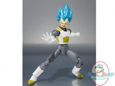 S.H. Figuarts Super Saiyan God Super Saiyan Vegeta Figure Bandai USED S.H. Figuarts Super Saiyan God Super Saiyan Vegeta Figure Bandai USED