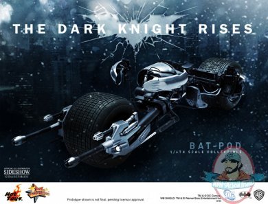 Batman The Dark Knight 1/6 Sixth Scale The Bat-pod Hot Toys Used