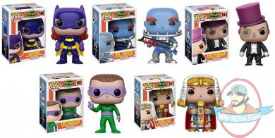 Pop! 1966 Classic TV Batman Wave 2 Set of 5 Vinyl Figure Funko