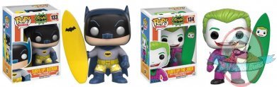 Pop! Heroes DC Batman Surfs Up! Set of 2 Vinyl Figures Funko