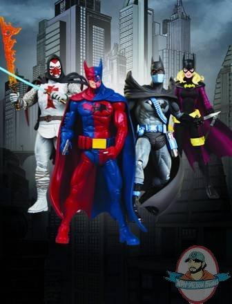 Batman Reborn Series 1 Set Of 4 Figures Azrael Batgirl Batman Reborn Series 1 Set Of 4 Figures Azrael Batgirl