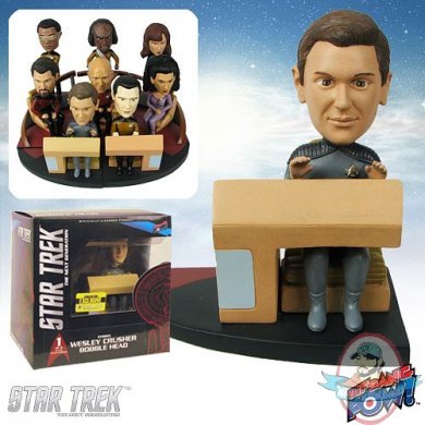 Star Trek The Next Generation Wesley Build-a-Bridge Deluxe Bobble Head Star Trek The Next Generation Wesley Build-a-Bridge Deluxe Bobble Head