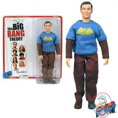 The Big Bang Theory Sheldon in a Vintage Batman Shirt 8-Inch Figure The Big Bang Theory Sheldon in a Vintage Batman Shirt 8-Inch Figure