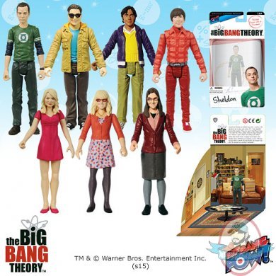 The Big Bang Theory 3 3/4-Inch Action Figures Series 1 Case of 14 The Big Bang Theory 3 3/4-Inch Action Figures Series 1 Case of 14