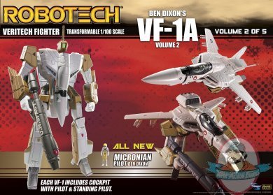 Robotech VF-1 Transformable Veritech Fighter Ben Dixon Vol 2 Toynami Robotech VF-1 Transformable Veritech Fighter Ben Dixon Vol 2 Toynami