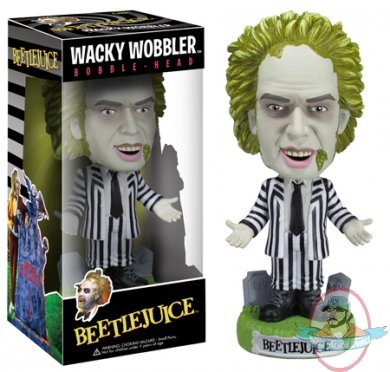 Beetlejuice Wacky Wobbler Bobble Head Figure by Funko