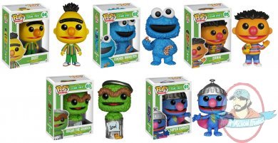 Pop Television Sesame Street Set of 5 Vinyl Figure by Funko