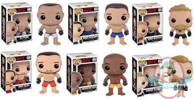 Pop! UFC Set of 6 Vinyl Figures by Funko