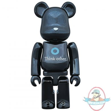 I Am Other 100% Bearbrick Black Pharrell Williams Figure by Medicom