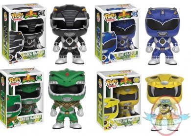 POP! TV Power Rangers Set of 4 Vinyl Figure Funko