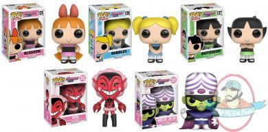 Pop! Animation Powerpuff Girls Set of 5 Vinyl Figures Funko