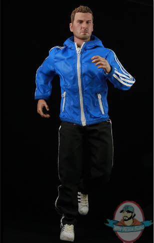 1/6 Scale Windbreaker Set Blue for 12 inch Figure Wild Toys