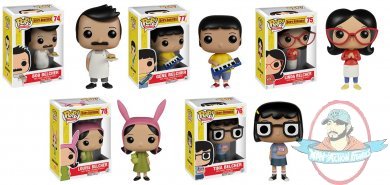 Pop! Animation: Bob's Burgers Set of 5 Vinyl Figure Funko